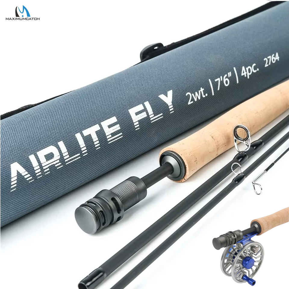 Fishing Rod Ice - MAXIMUMCATCH 7.5-10ft 2/3WT Airlite Medium Fast