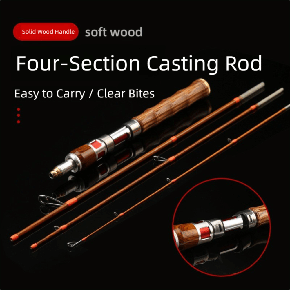 2025 4 Sections Spinning Fishi - Fishing Rod Carbon Fiber ulasan dan harga