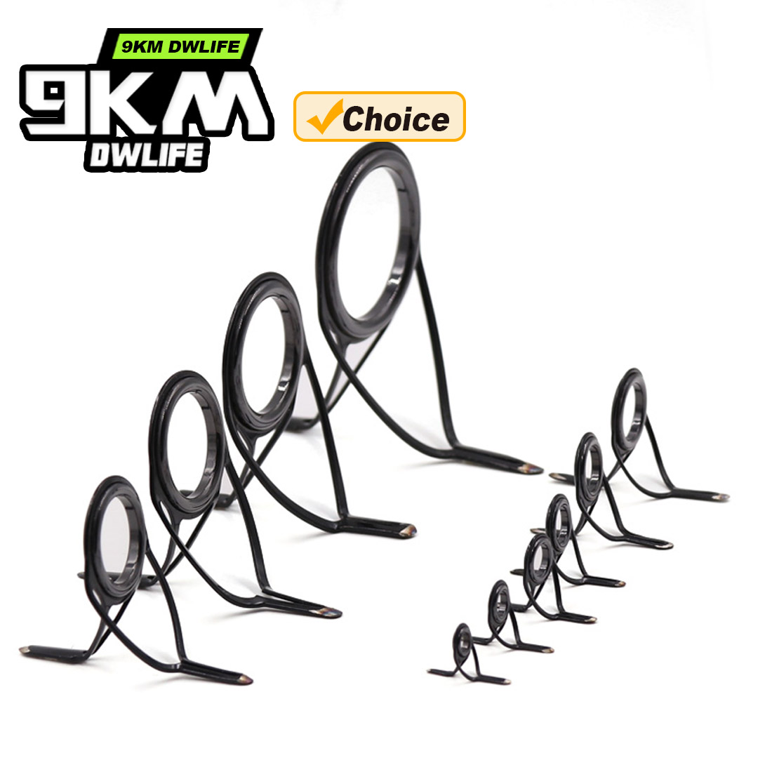 9KM OB Curved Rod Guide Kit 10 - Fishing Rod Guide Replacement ulasan dan harga