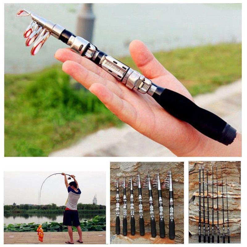1M Adjustable Telescopic Fishi - Fishing Rod Travel ulasan dan harga
